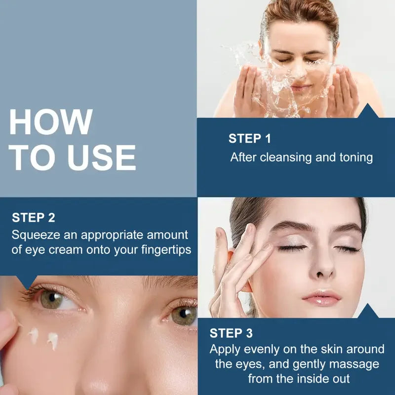 Hydrating Eye Cream – Hyaluronic Acid & Glycerin | Firming Eye Cream Qme