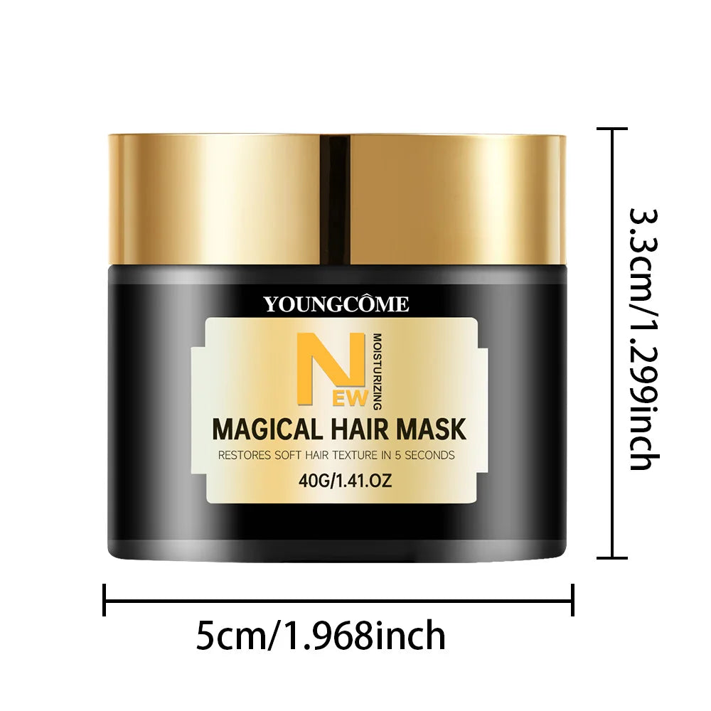 YOUNGCOME Magic Hair Mask – Smoothing Treatment, All Hair Types Hair Mask Treatment Qst 40g