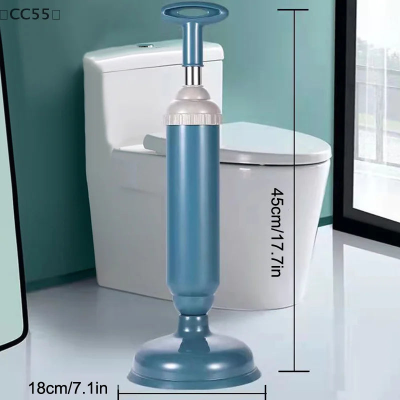 High-Pressure Toilet Plunger – Powerful Suction Drain Unblocker Drain Plunger Qst