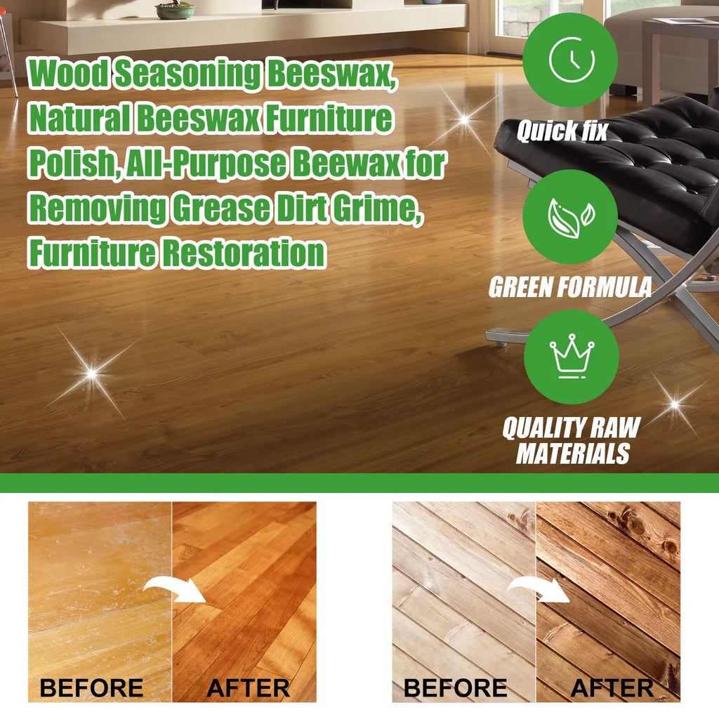 Beeswax Furniture Polish & Wooden Floor Cleaner | Qme Wood Polish Wax Qme