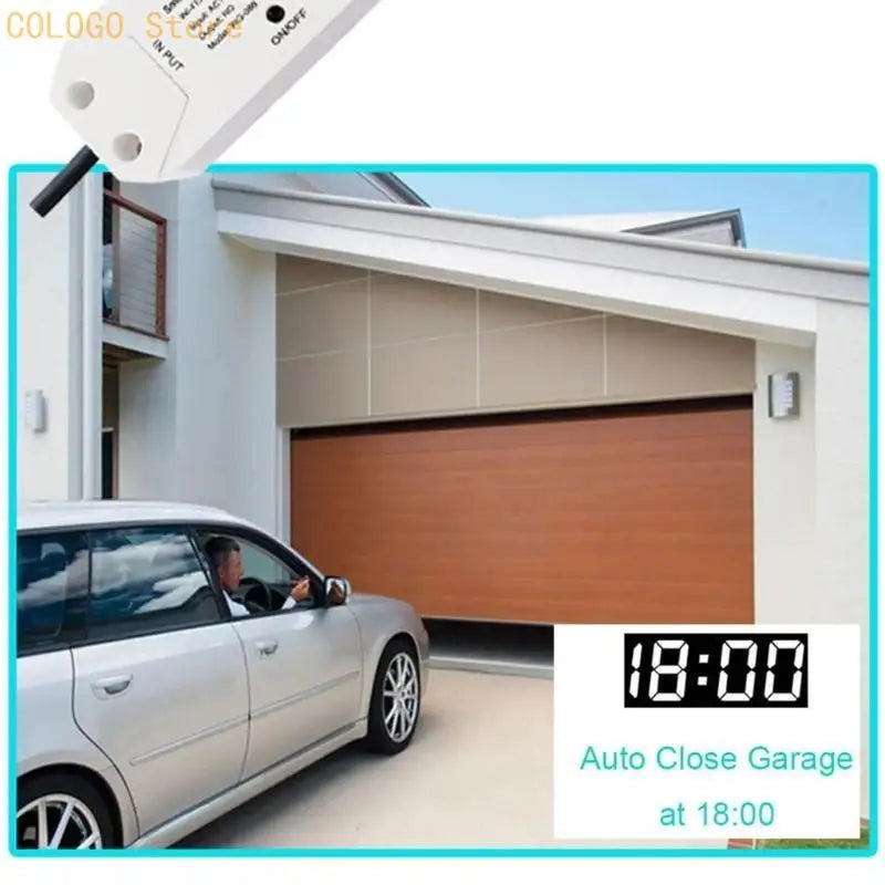 Smart WiFi Garage Door Opener – APP & Voice Remote Control WiFi Garage Door Opener Qme