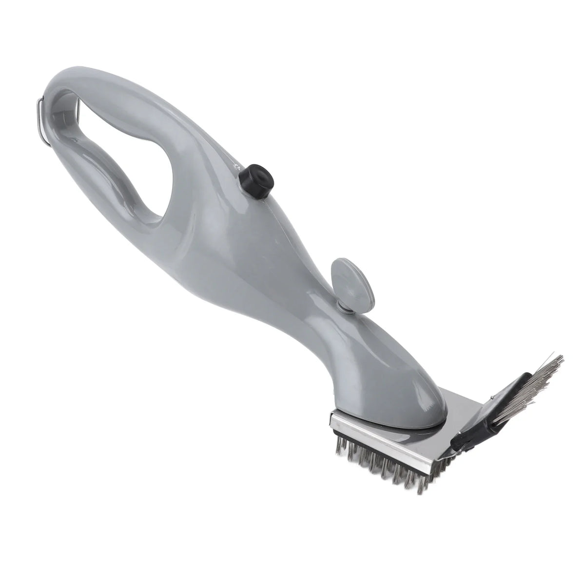 BBQ Grill Steam Cleaning Brush with Water Spray BBQ Grill Brush Qme Grey