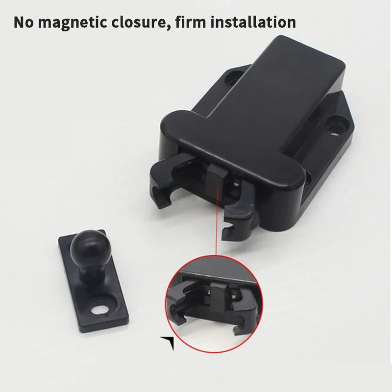 Push-to-Open Cabinet Touch Latch – Door & Drawer Catch 4–6 Pack Cabinet Touch Latch Qme