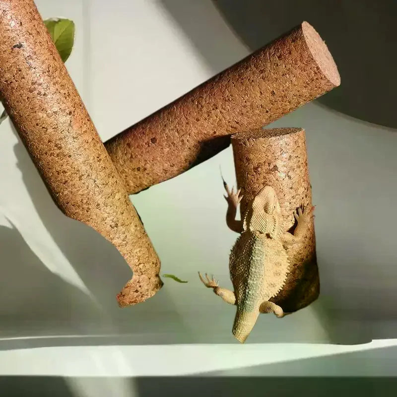 Reptile Soft Wood Climbing Branch – Terrarium Lizard Gecko Decor Reptile Terrarium Decor Qst