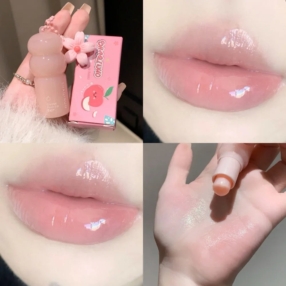 Fruit Lip Balm Pendant Necklace – Tinted Moisturizing Lip Care Lip Balm Pendant Qme S9052-01