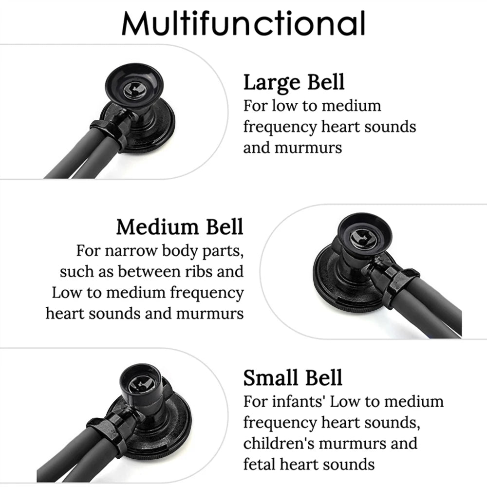 XceeFit Dual-Sided Cardiology Stethoscope – Portable Pro Cardiology Stethoscope Qst