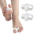 Silicone Gel Big Toe Separator Cushion & Foot Buffer Protector Toe Separator Cushion Qme WHITE
