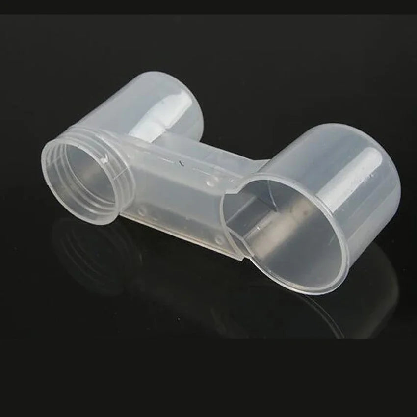 Automatic Bird Water Feeder – Double Nozzle Bottle Drinker Bird Water Feeder Qme cup 2pcs