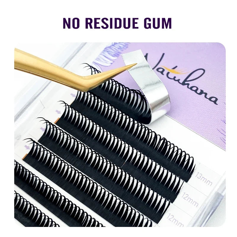 NATUHANA Wet Spike Lashes – Manga Wispy False Eyelashes False Eyelashes Qme