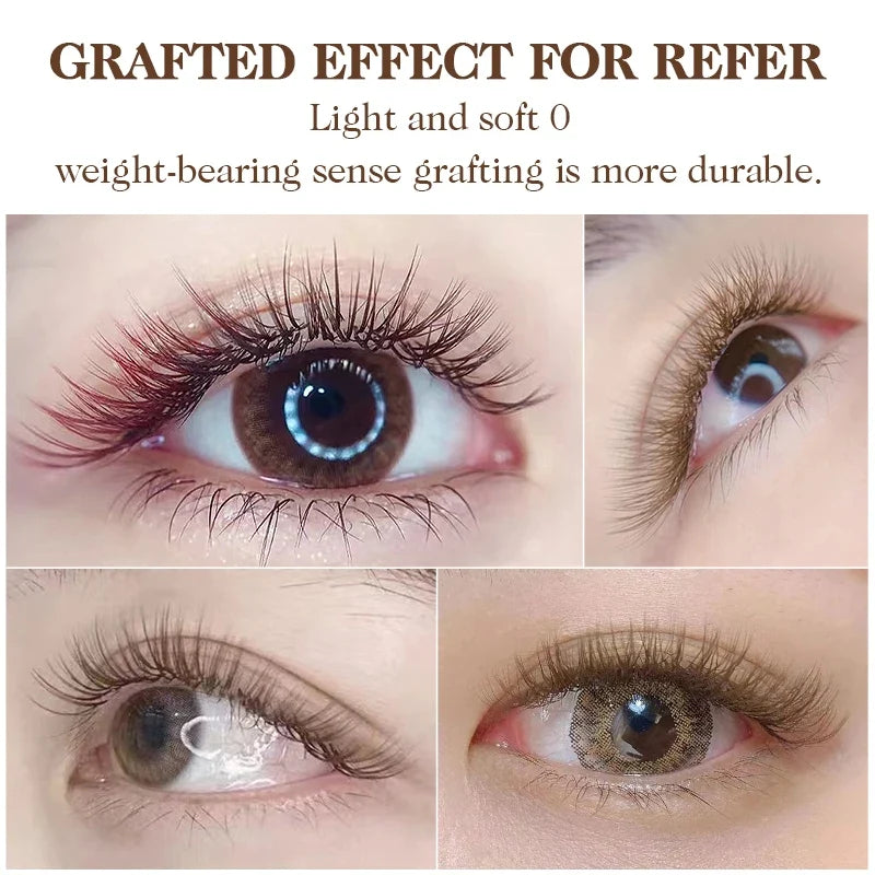 NATUHANA Colored Individual Eyelash Extensions – 16 Colors Colored Lash Extensions Qme