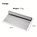 Stainless Steel Bench Scraper Dough Chopper Pastry Cutter Pastry Bench Scraper Qme Large