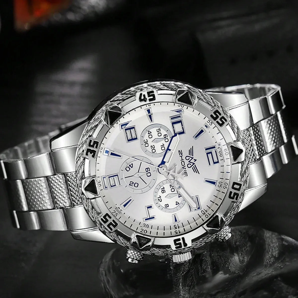 Men's Stainless Steel Business Quartz Watch | Elegant Gift Men's Quartz Watch Qme