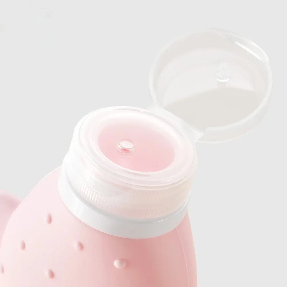 Silicone Travel Bottle Leakproof Refillable Squeeze Tube 90mL Travel Squeeze Bottle Qme