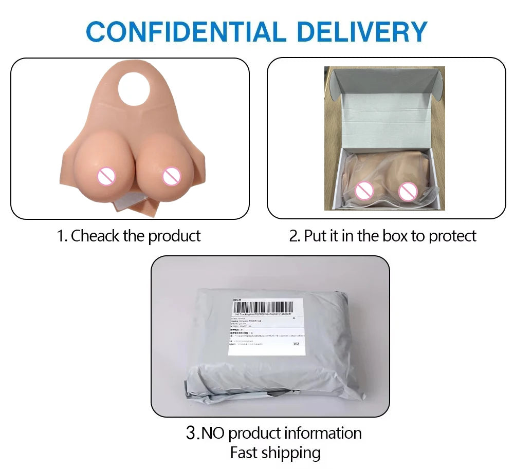 Silicone Breast Forms A–E Cup | Realistic Body Enhancer Silicone Breast Form Qst