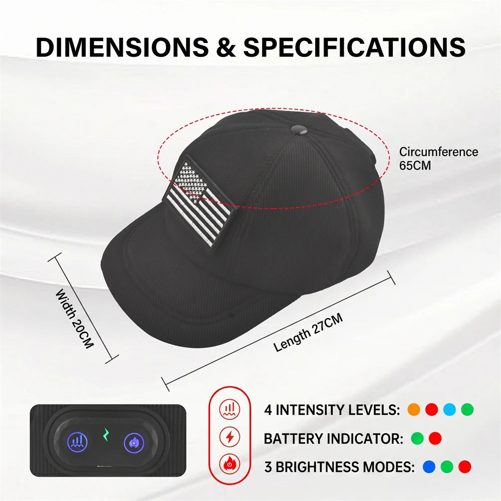 120-LED Red & Blue Light Therapy Hair Growth Cap 660nm 850nm Light Therapy Hair Cap Qst Black China Mainland USB Type-C