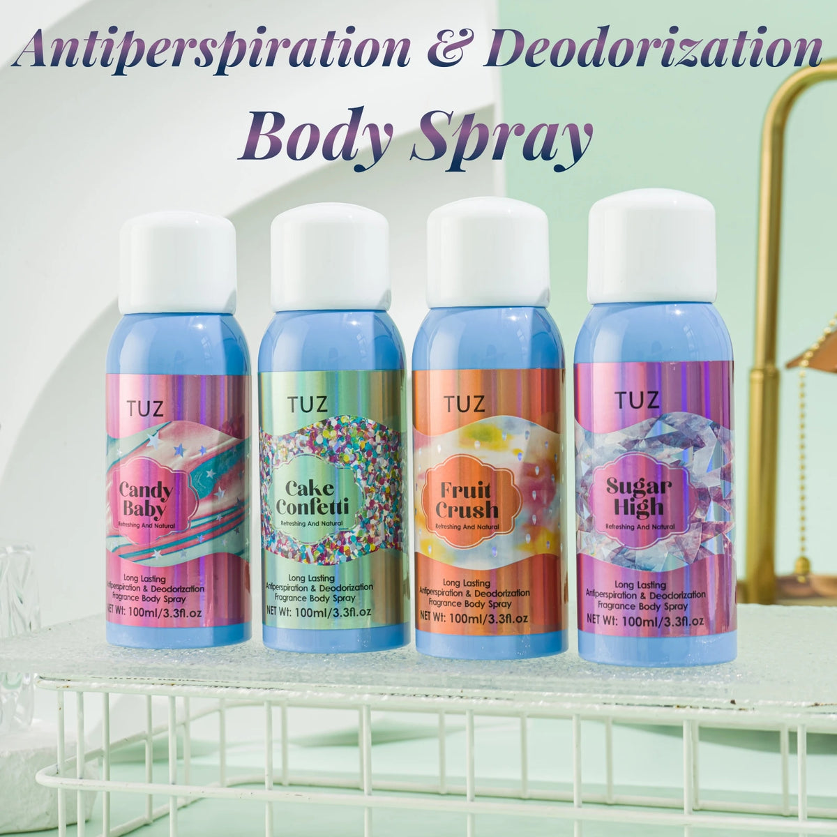 TUZ 24-Hour Floral Fruity Deodorant Body Spray 100ml Deodorant Body Spray Qst