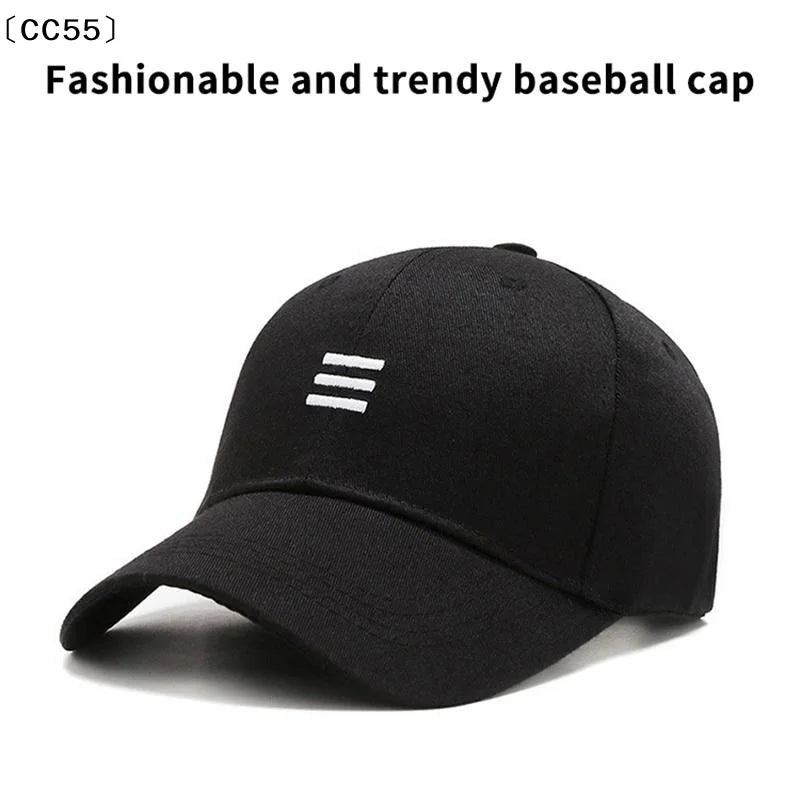 Unisex Baseball Cap Stripe Detail – Sun Shade Hat for Men & Women Baseball Cap Qst