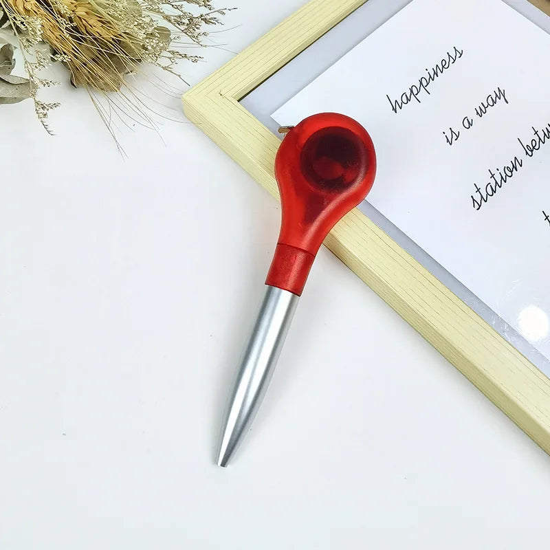 2-in-1 Ballpoint Pen & Retractable Tape Measure | Blue Ink Pen Tape Measure Qme red