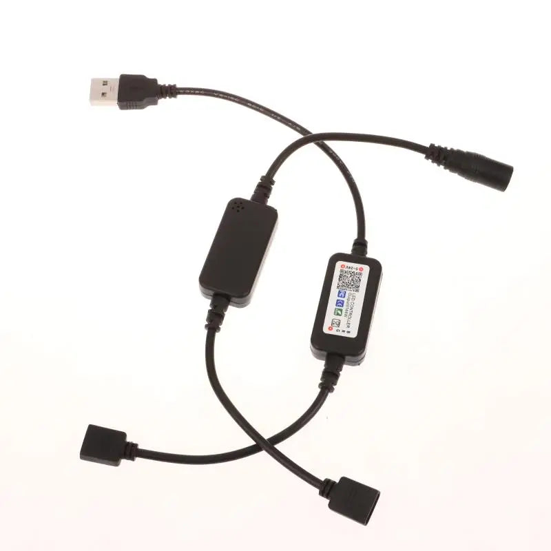 RGB LED Light Strip Connector – Bluetooth APP Control 5V–24V LED Strip Controller Qme