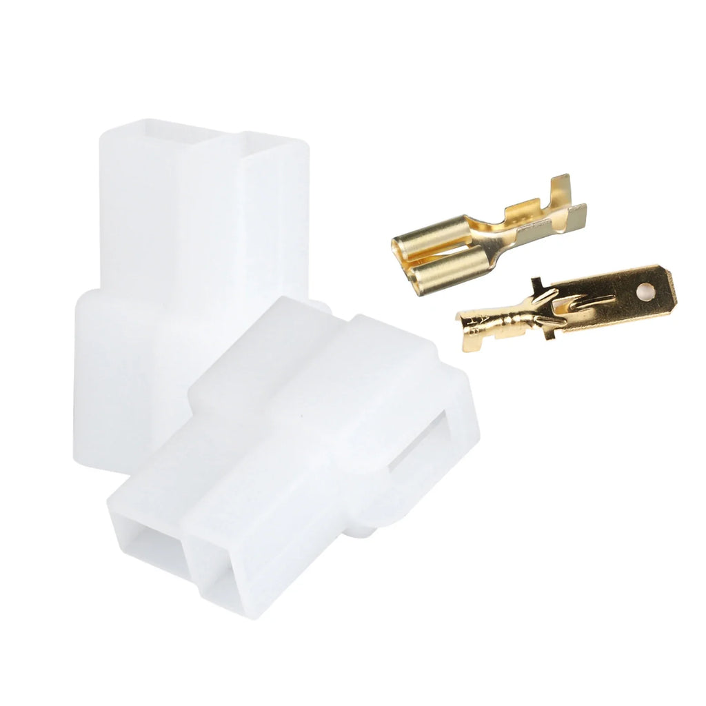 T-Type 2 Pin Car Radio Power Plug Connector | ABS+Copper Car Radio Connector Qme