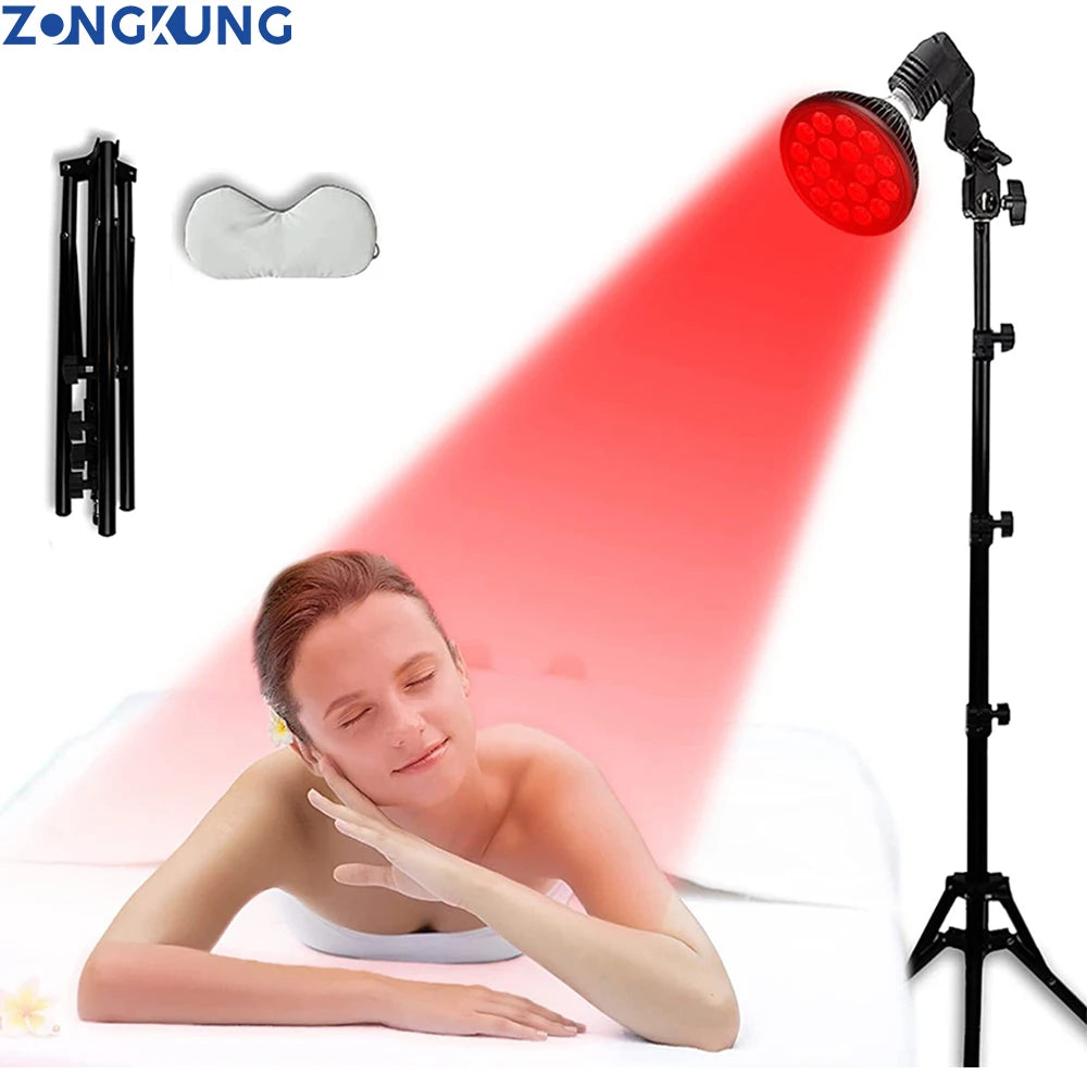ZONGKUNG 54W Red & Infrared Light Therapy Device 660nm 850nm Light Therapy Device Qst