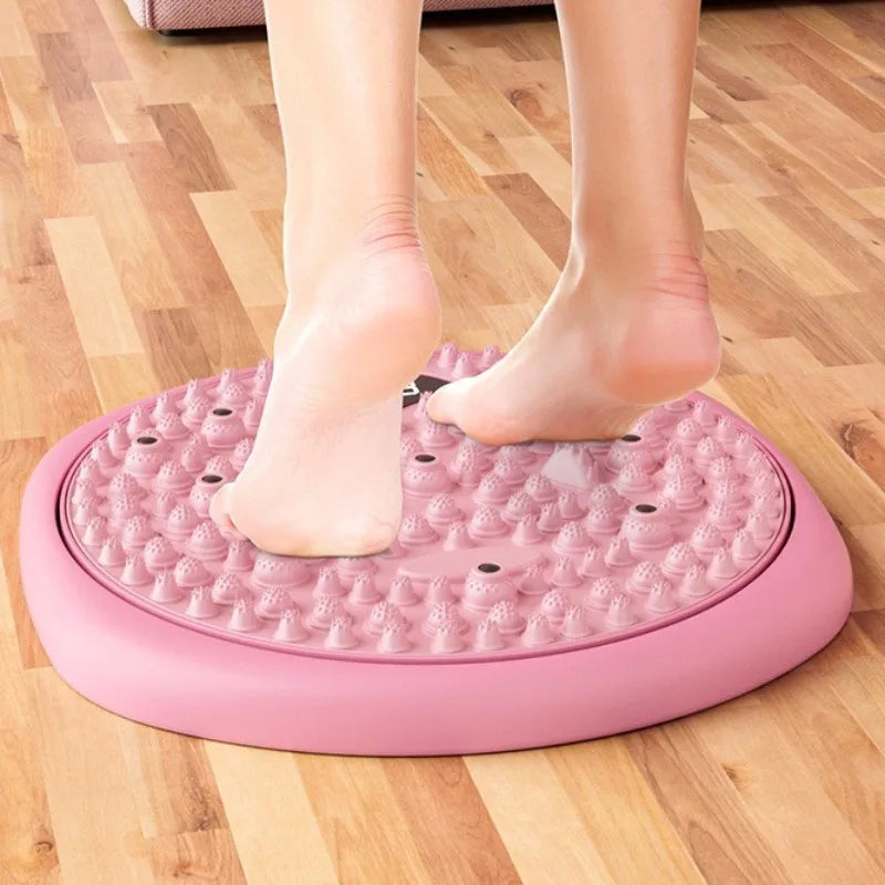 Magnetic Waist Twisting Disc with Foot Massage & Step Counter Waist Twisting Disc Qst