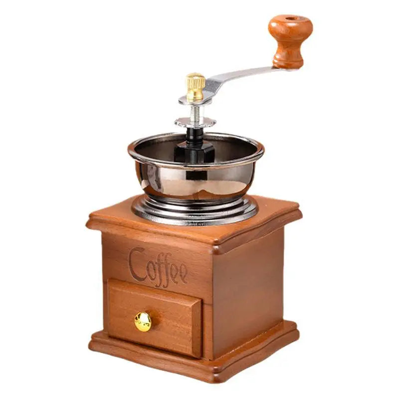 Retro Manual Coffee Bean Grinder – Hand Mill | Qme Manual Coffee Grinder Qme