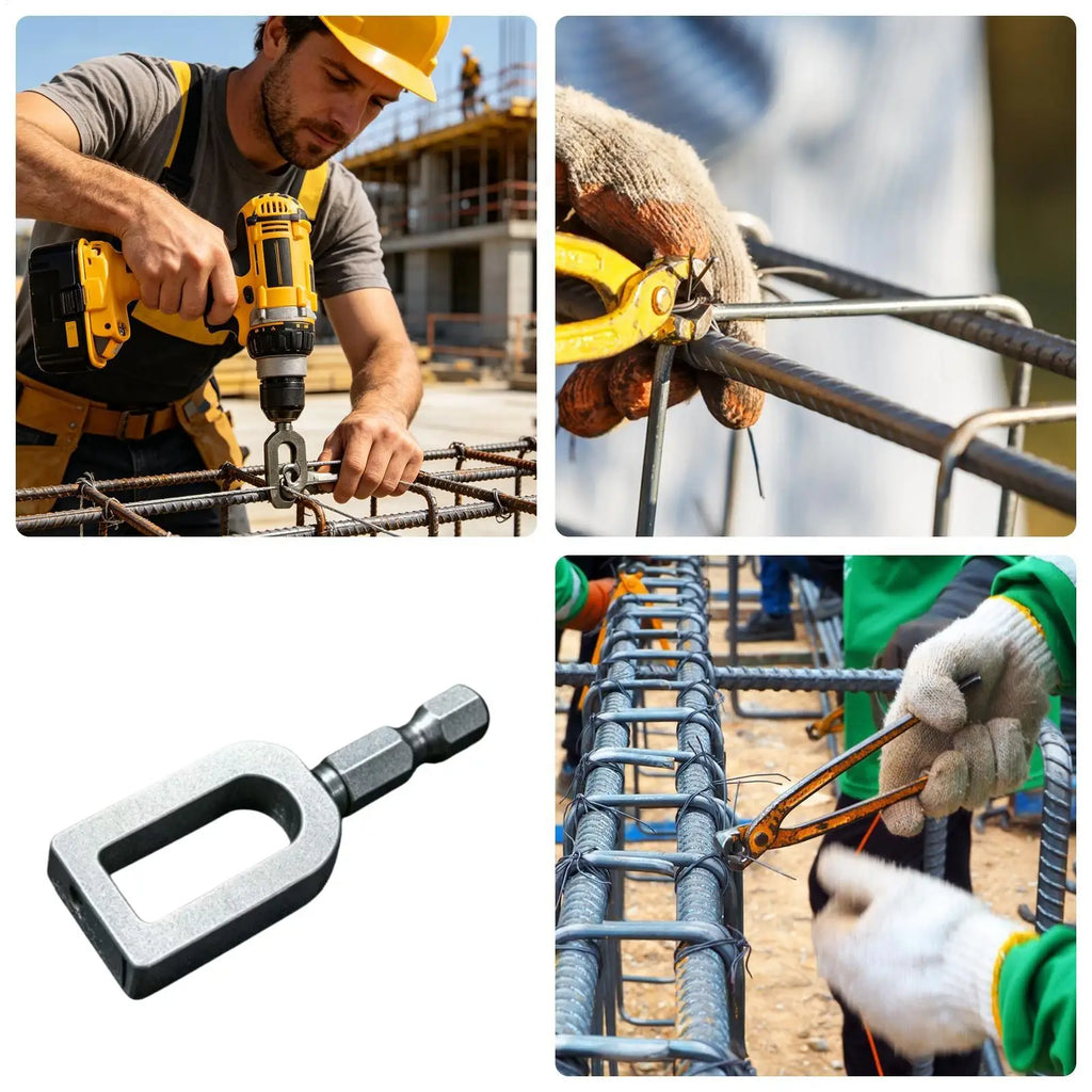 Drill Wire Twister Tool – Alloy Multifunctional Wire Binder Wire Twister Tool Qme