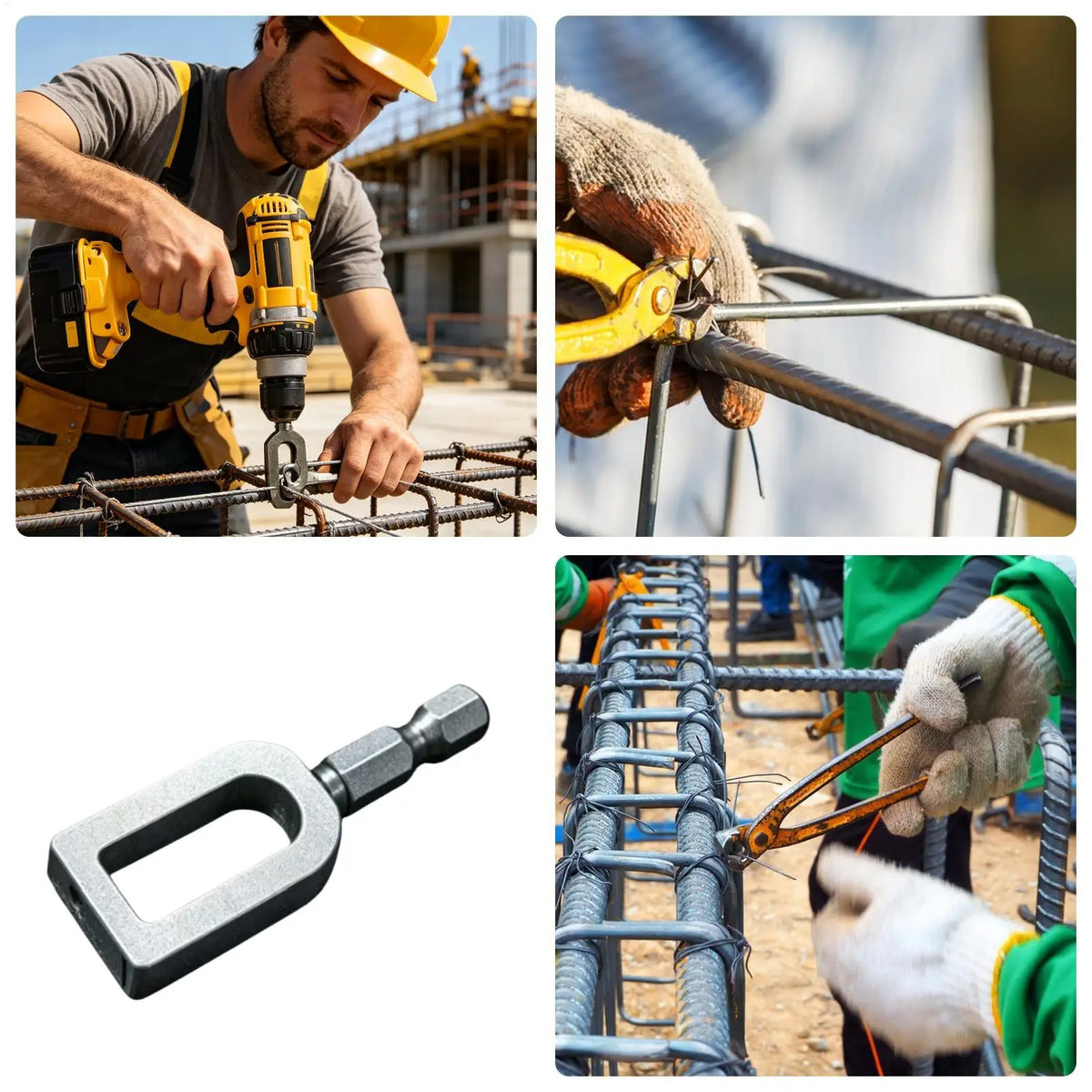 Drill Wire Twister Tool – Alloy Multifunctional Wire Binder Wire Twister Tool Qme
