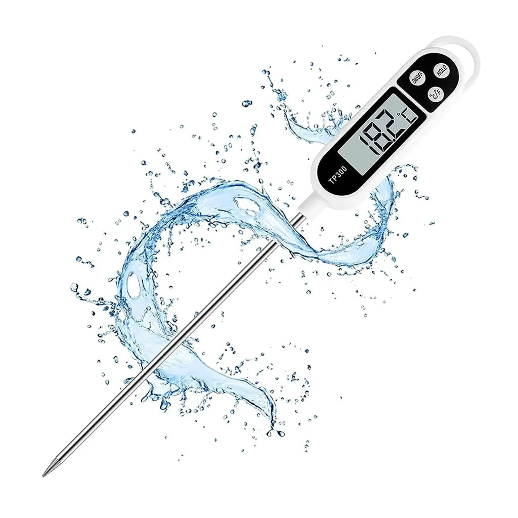 Stainless Steel Probe Food Thermometer Pen – Milk & Cooking Food Thermometer Qme White