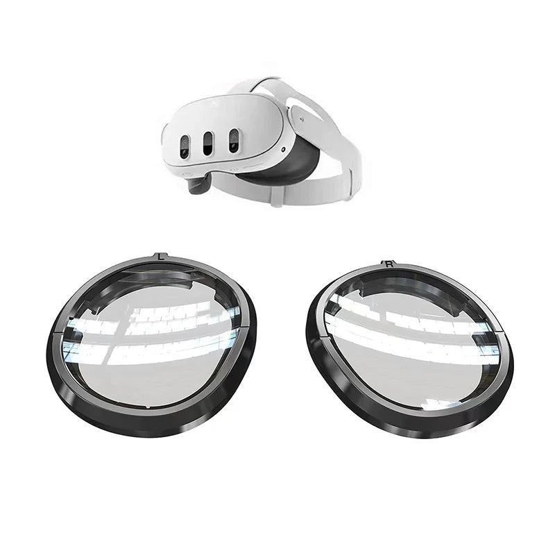 Quest 3 Magnetic Prescription Lens Frame | Quick Disassemble VR Lens Adapter Frame Qme Default Title