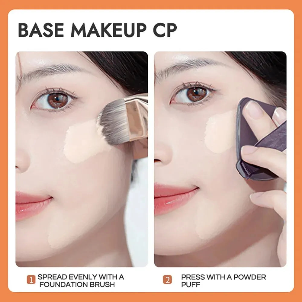 GECOMO Flat Head Foundation Brush – Flawless Coverage Foundation Makeup Brush Qme