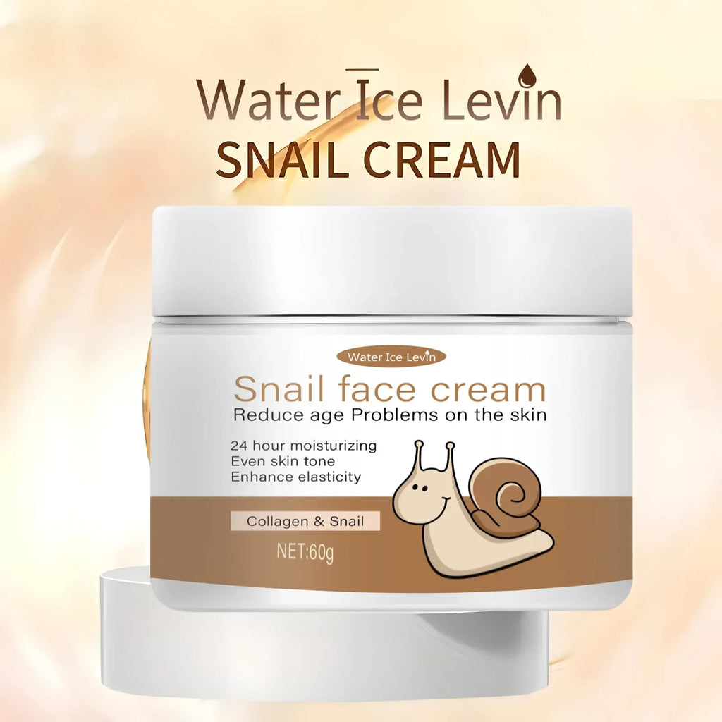 Snail Face Cream with Collagen & Retinol – 24H Moisturizer Face Moisturizer Cream Qme