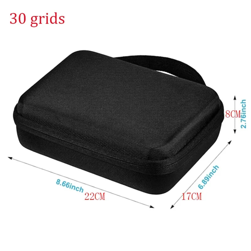 Vial Refrigerator Storage Box with Mesh Bag | 10ml Organizer Vial Storage Organizer Qme