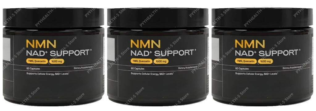 NMN 1000mg NAD+ Supplement – 60 Capsules, Made in USA NMN NAD+ Supplement Qst 180 Count(Pack of 3)