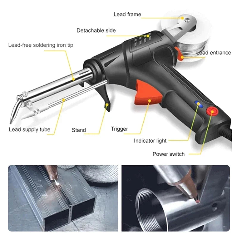 3-in-1 Multi-Function Soldering Iron Welding Gun for Metal Welding Soldering Tool Qme