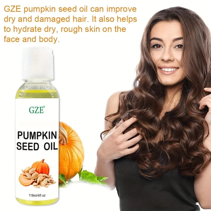 GZE Organic Pumpkin Seed Carrier Oil – Cold Pressed & Pure Carrier Oil Qme