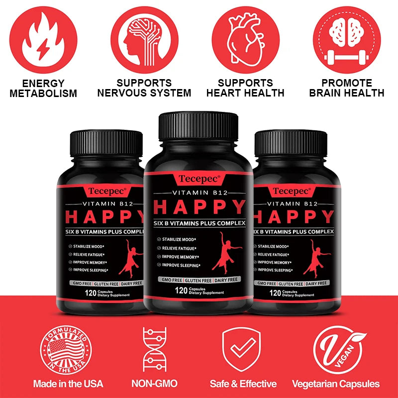 Vitamin B12 2000 MCG Supplement – Energy, Brain & Heart Support Vitamin B12 Supplement Qst