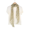 Retro Leopard Print Scarf Flower Headband | 9 Colors Scarf Headband Qme Style H