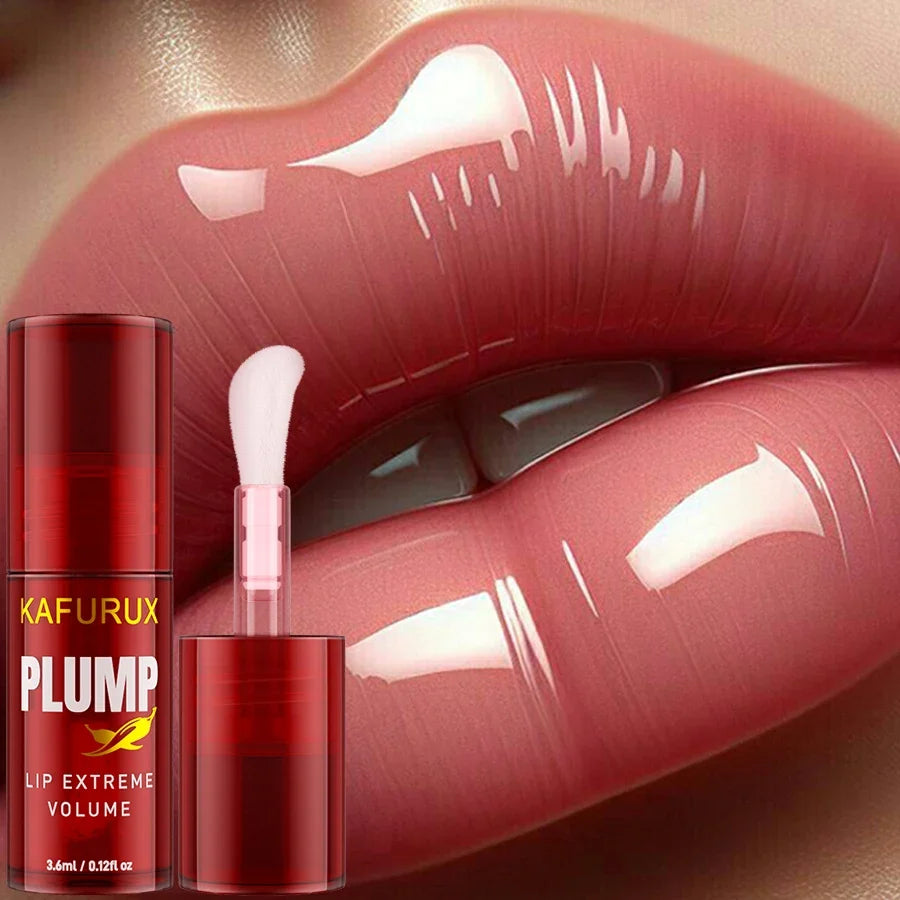 Lip Plumping Oil Gloss Serum – Long-Lasting Moisturizer Lip Plumping Gloss Qme