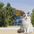 Cat Safety Net for Balcony & Windows – Nylon Anti-Fall Pet Net Cat Safety Net Qme WHITE 8x3m
