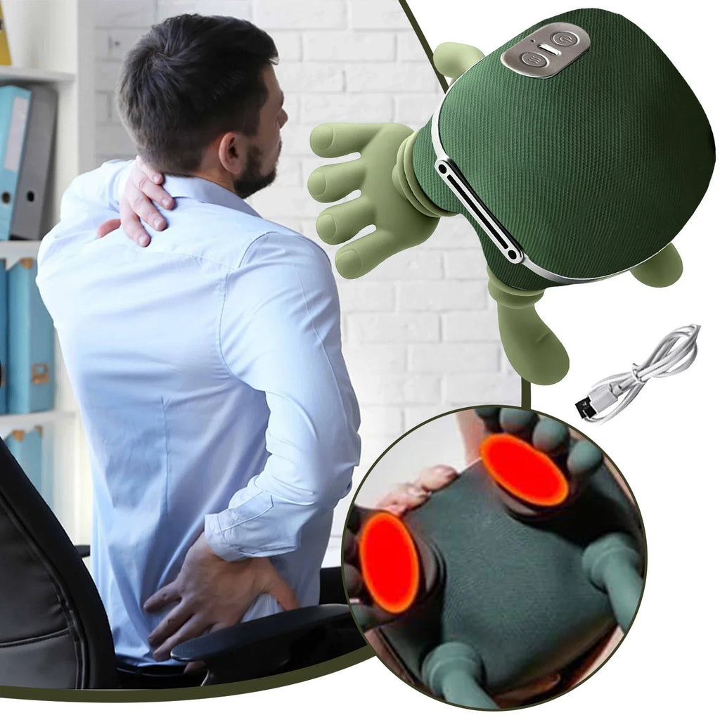 Neck & Shoulder Kneading Massager Shawl | 3-Level Modes Neck Shoulder Massager Qme