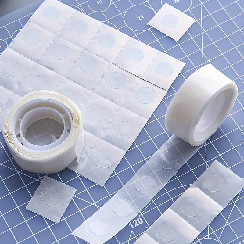 3-Roll Transparent Double-Sided Dot Tape – Scrapbook & Crafts Craft Adhesive Tape Qme