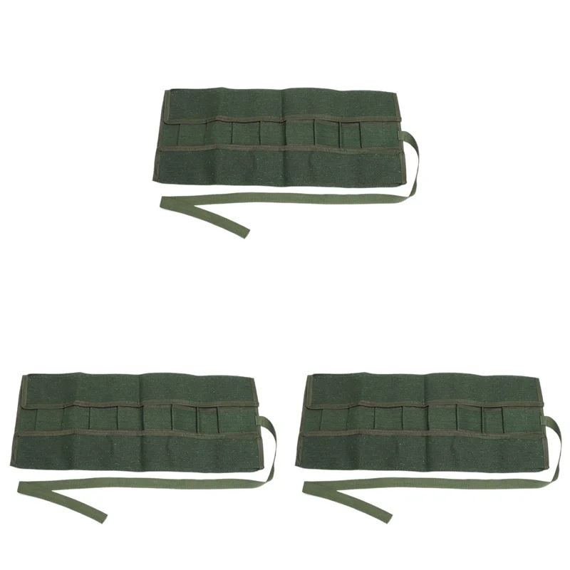 Japanese Bonsai Tool Canvas Roll Bag – 600×430mm Storage Case Tool Roll Bag Qme