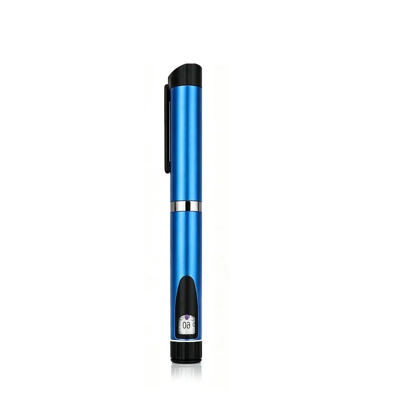 Reusable V3 Metal Injection Pen Set – Adjustable Dose, Home Use Injection Pen Device Qst Blue pen