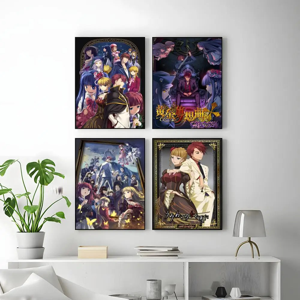 Umineko When They Cry Anime Poster – HD Canvas Wall Art Anime Canvas Poster Qst
