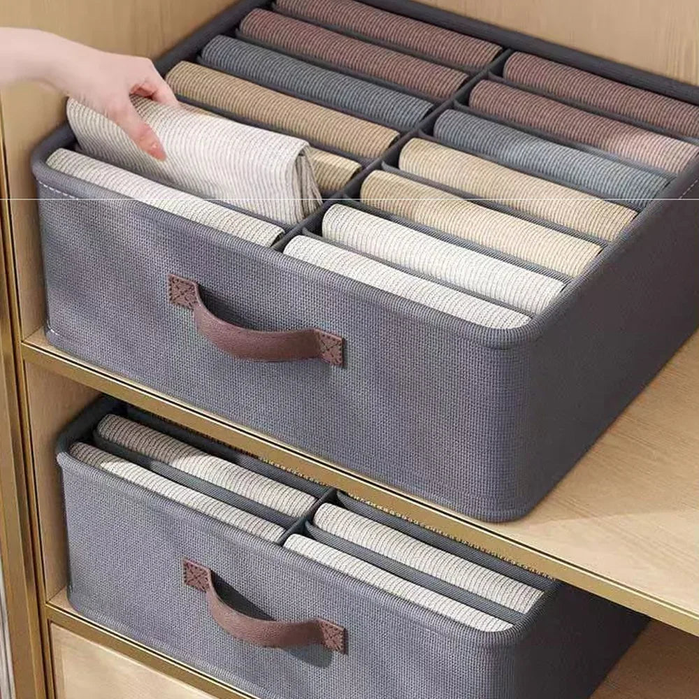 Foldable Clothes Storage Organizer Drawer | Wardrobe Box Clothes Storage Organizer Qme