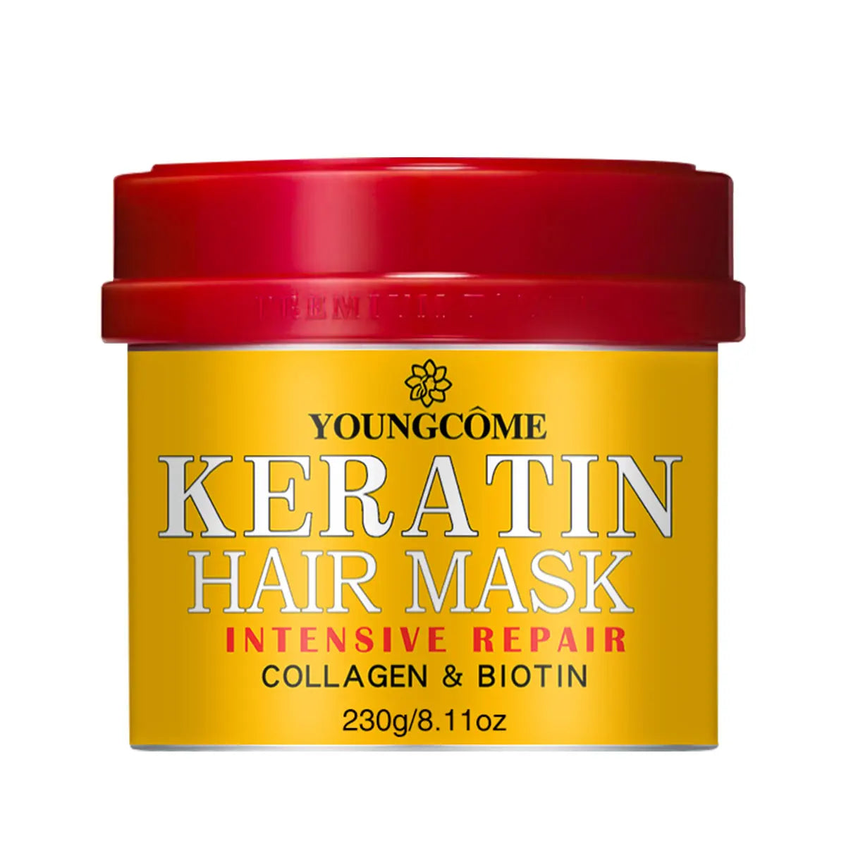 YOUNGCOME Biotin Collagen Keratin Hair Mask – 230g Treatment Keratin Hair Mask Qst 230g
