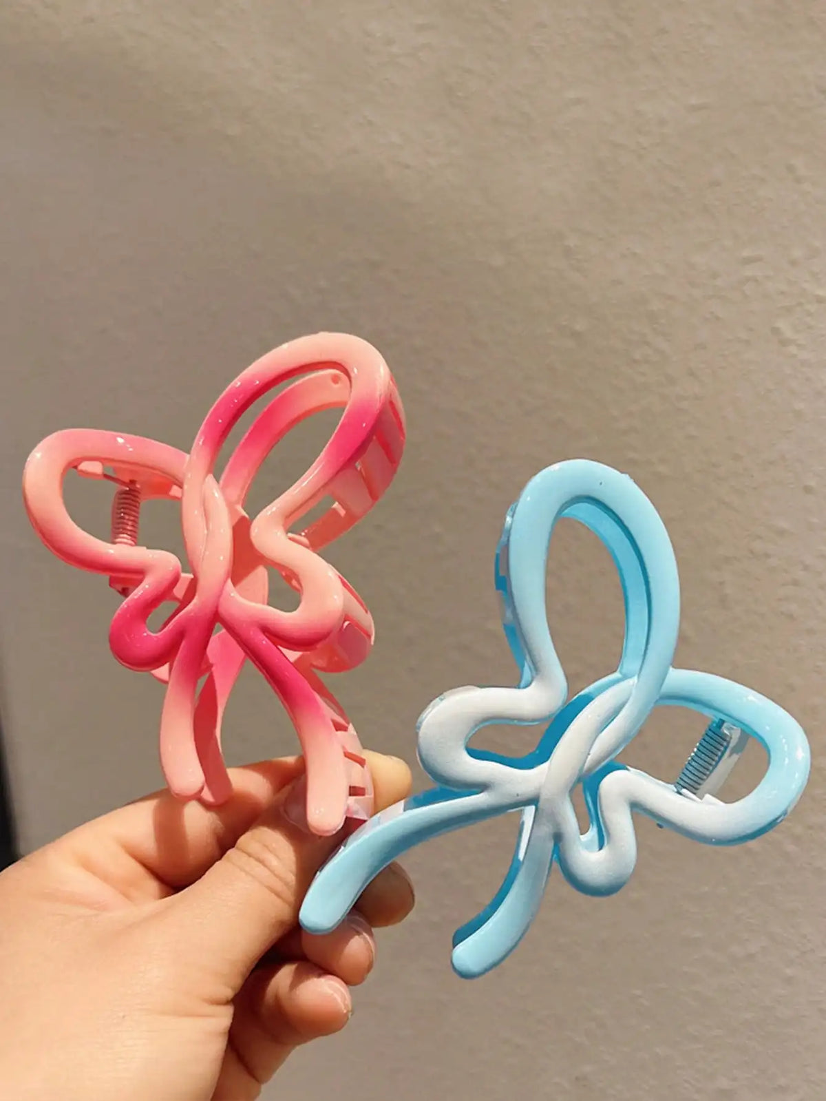 Dopamine Gradient Heart Shaped Hair Clip | Spring Summer Hair Clip Qme
