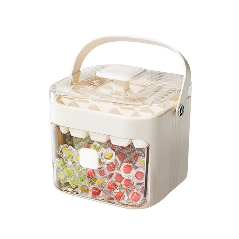 HAOYUNMA Press Ice Ball Maker Tray – Large Capacity Food Grade Ice Ball Maker Tray Qst